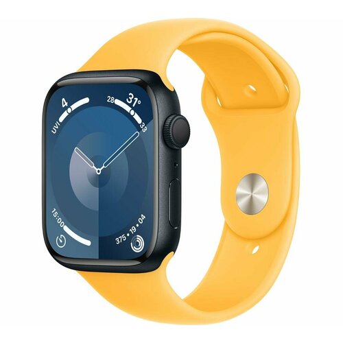 Apple Watch Series 9 GPS 45mm Midnight Aluminium Case with Sunshine Sport Band MR9Q3 Band MWMX3 4199000₽