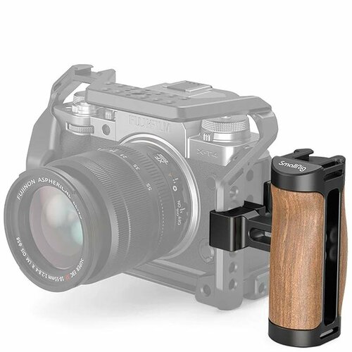 Ручка боковая SmallRig 2978 Wooden NATO Side Handle (адаптер NATO в комплекте) ручка smallrig 2118c боковая под левую руку планка нато