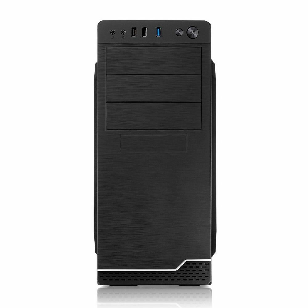 Корпус ATX FOXLINE , Midi-Tower, 450Вт, черный - фото №3