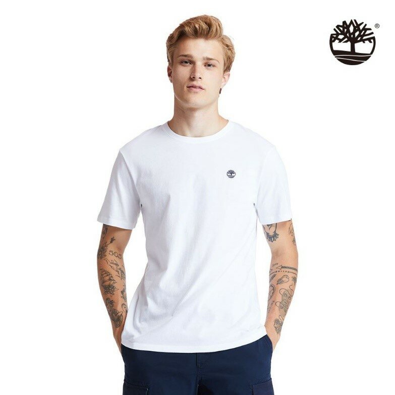 Футболка Timberland, размер M, белый — фото 1