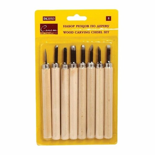 Резцы по дереву Невская палитра набор 8 штук DK11513 845₽