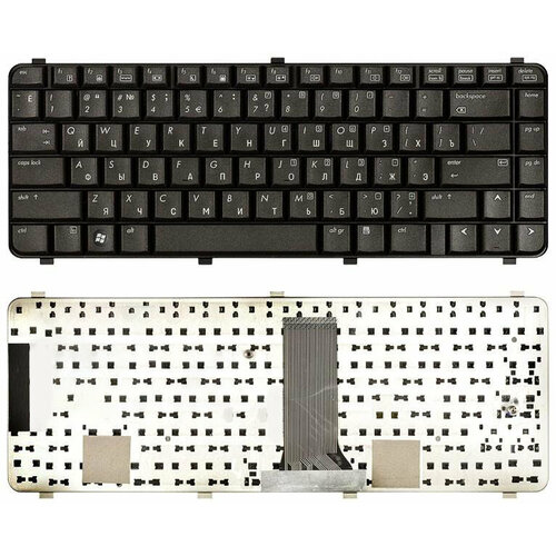 Клавиатура для ноутбука HP Compaq 6530S 6730S 6535S 6735S 6531S 6731S черная шлейф матрицы для ноутбука hp compaq 6530s 6531s 6535s