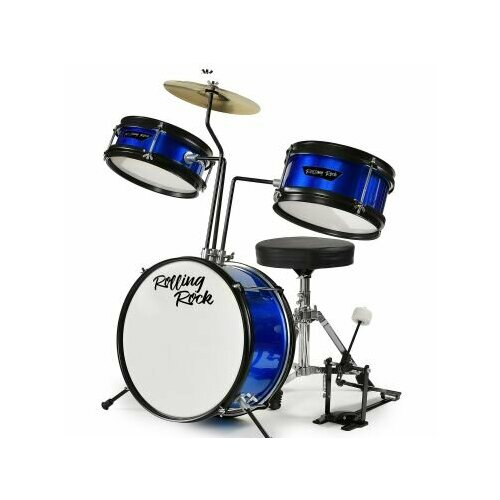 Ударная установка Rolling Rock KIDS JR-1288 BL синий
