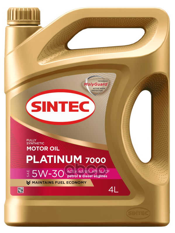SINTEC Масло Моторное Sintec Platinum 5W-30 4 Л 801989