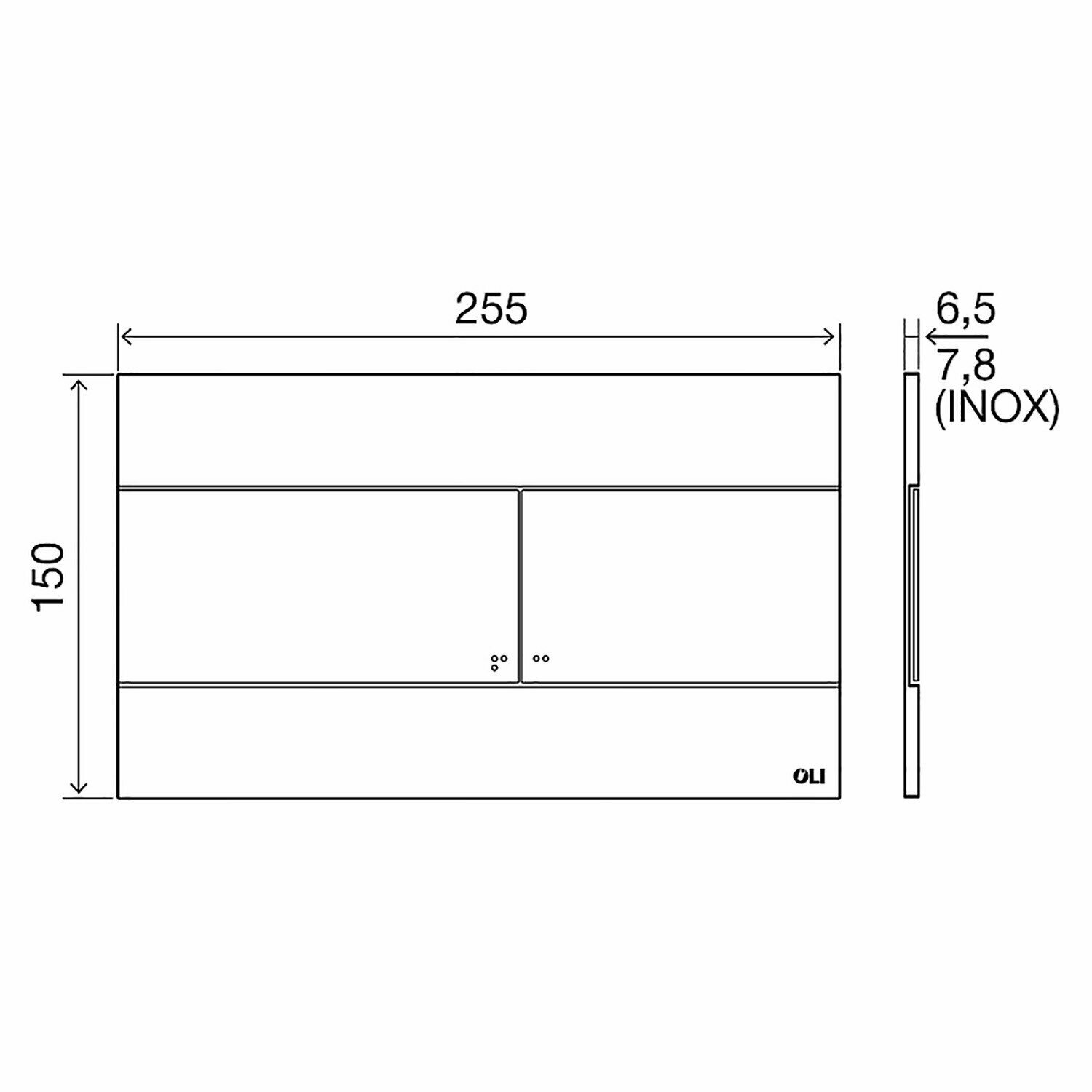 Инсталляция для унитаза OLI Oli 120 eco 879236 Sanitarblock mechanic с кнопкой смыва Slim 659041 - фото №7