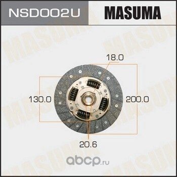 Диск сцепления NISSAN AD MASUMA Masuma NSD002U