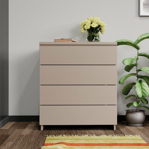 Комод для одежды и вещей Мокко с 4 ящиками domokomod 66*50*75