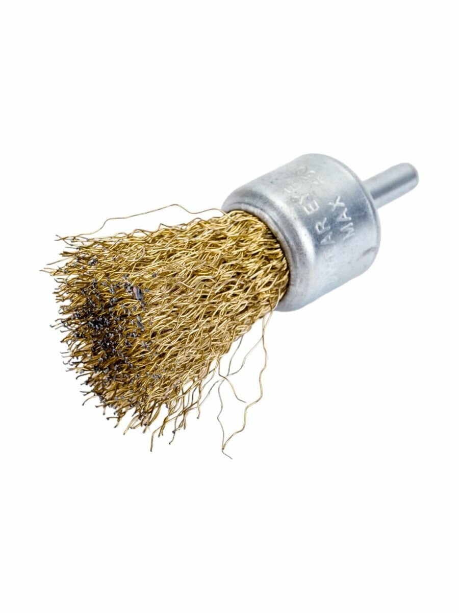 Кордщетка для дрели волат 81070-25 кистевая, гофрированная, диаметр 25 мм — фото 1