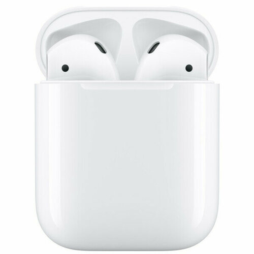 Беспроводные наушники Apple Airpods 2 в кейсе белые 13700₽
