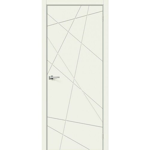 Межкомнатная Дверь Эмаль Bravo Граффити-5 Whitey 600x2000, 700x2000, 800x2000, 900x2000мм / Браво.
