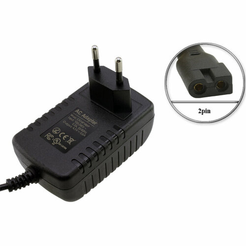 Адаптер (блок) питания 4.5V, 0.6A, 2pin (CA76, C045060-EU, CA76FVBRP), зарядное устройство для Babyliss MT890E (Type T164b) и др. адаптер блок питания 3v 3 2v 0 5a 2pin зарядное устройство бритвы vitek vt 8265b и др