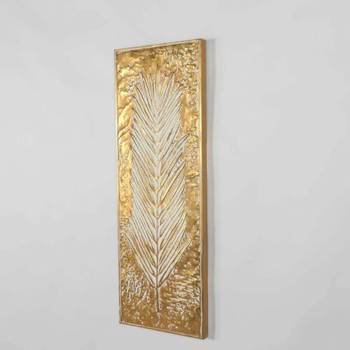 Панно настенное декоративное Перо 91х32 см / Картины для интерьера на стену декор для дома интерьера