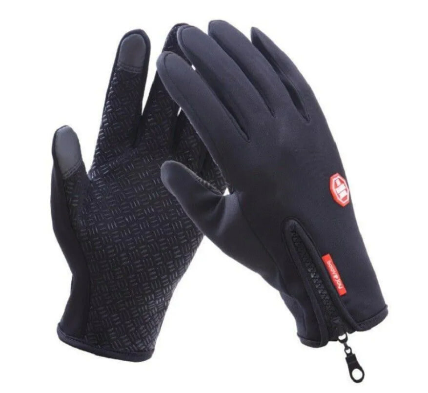 фото Перчатки для велоспорта Boomshakalaka, с сенсорными пальцами, цвет черный, размер M, обхват ладони 190-210 мм.