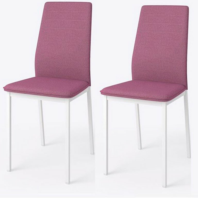 Комплект из 2-х стульев квирк П Светло-сиреневый/белый