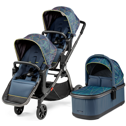 прогулочная коляска peg perego vivace licorice Коляска для погодок с люлькой Peg Perego Ypsi New Life