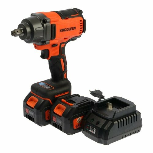Гайковерт аккумуляторный KINGQUEEN KQ-287 ударный 18 В 2х4 Ач 600 Нм 12 3 режима 12226₽