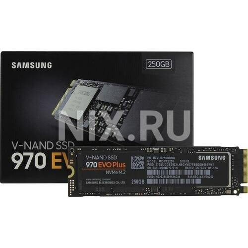 SSD Samsung 970 EVO Plus 250 Гб MZ-V7S250BW