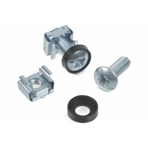 Винт с шайбой и гайкой M6 для крепления 19 оборудования Cabeus 50 шт SH-J014 1625₽