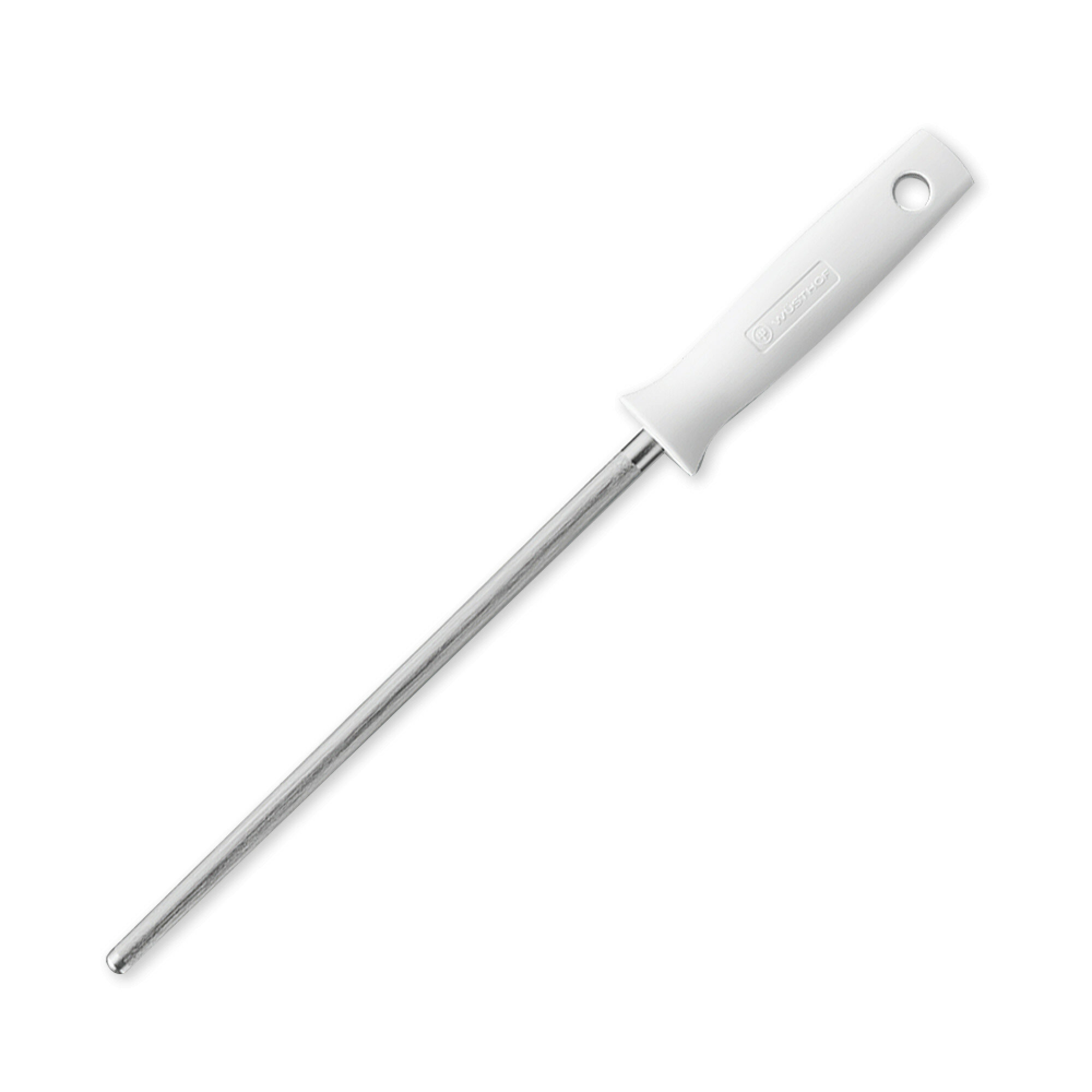 Мусат WUESTHOF Sharpening Steel White Classic, стальной, 23 см