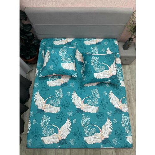 Простынь на резинке Kerimov Group 120х200х20см Бязь