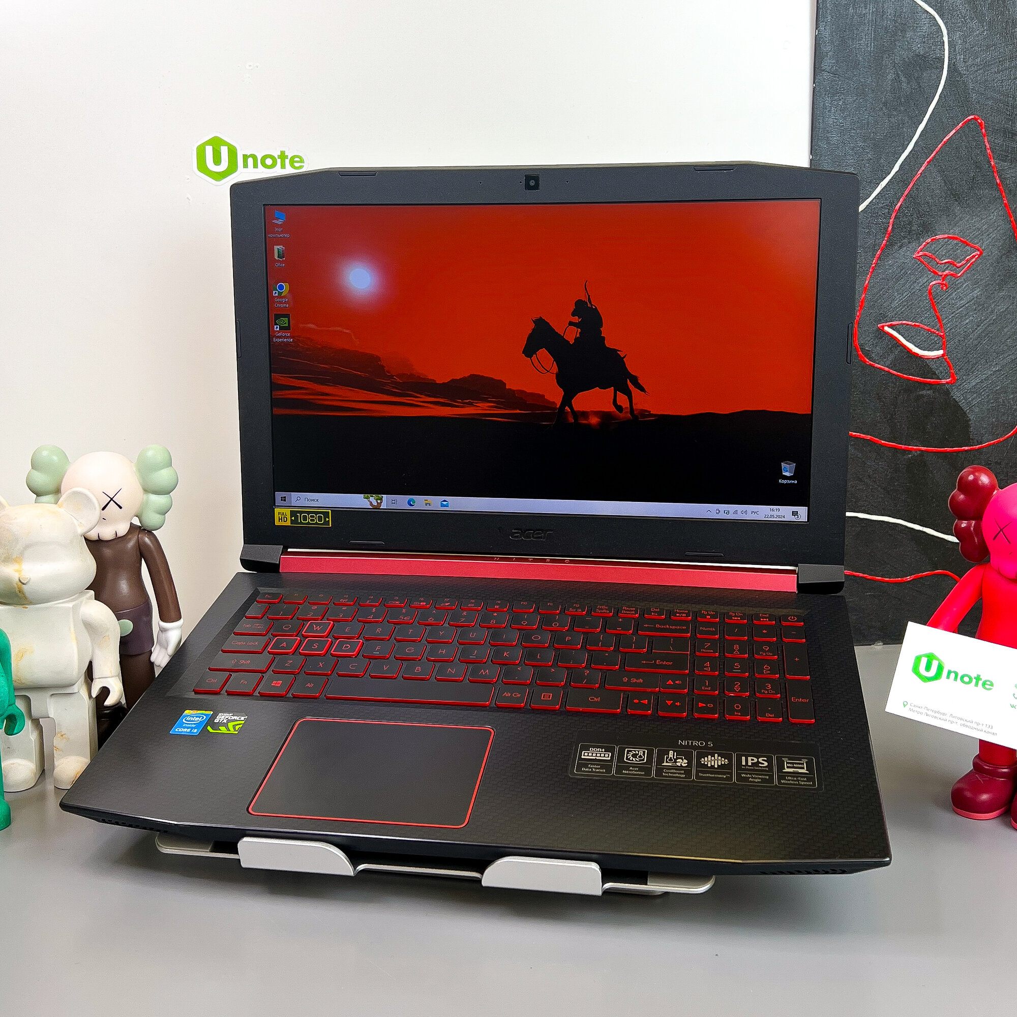 Ноутбук Acer Nitro 5 AN515-52(Intel Core i5-8300H/15.6"/1920x1080/8GB/128ГБ SSD + 1000ГБ HDD/NVIDIA GeForce GTX1050 (4GB)/Windows 10)