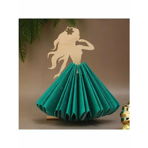 Салфетница из фанеры Русалка 520₽