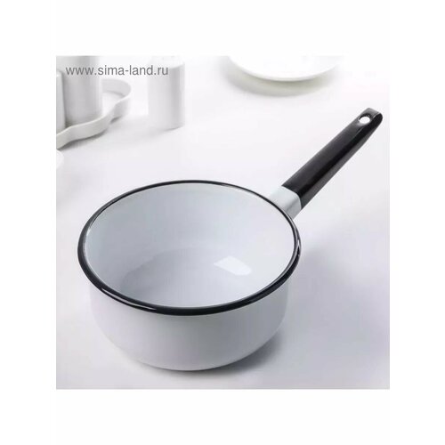 Ковш 15 л без деколи индукция цвет белый 1143₽