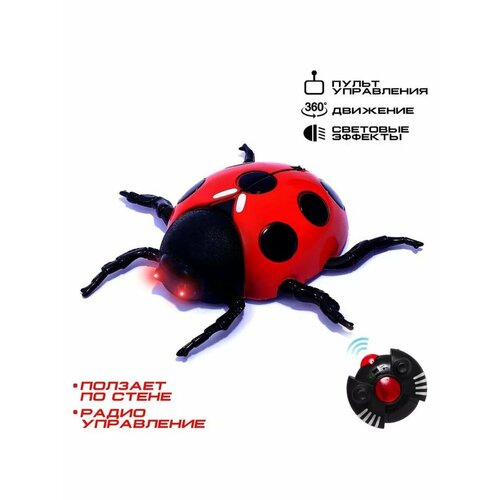 Жук на радиоуправлении Божья коровка ползает по стене 2114₽