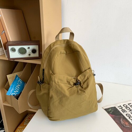 Ретро-школьный рюкзак, цвет куркума