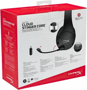 HyperX Cloud Stinger Core Wireless 7.1 Black HHSS1C BA BK G 4P4F0AA D L T