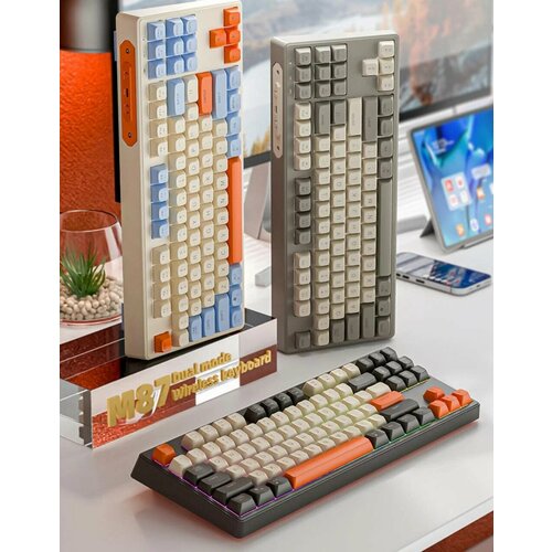 Клавиатура игровая Wolf M87 радиоканал Bluetooth RGB подсветка 399000₽