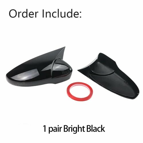 Накладка на зеркало заднего вида для VW JETTA MK6 Volkswagen Passat B7 Scirocco Beetle CC Eos Bright Black 1858₽