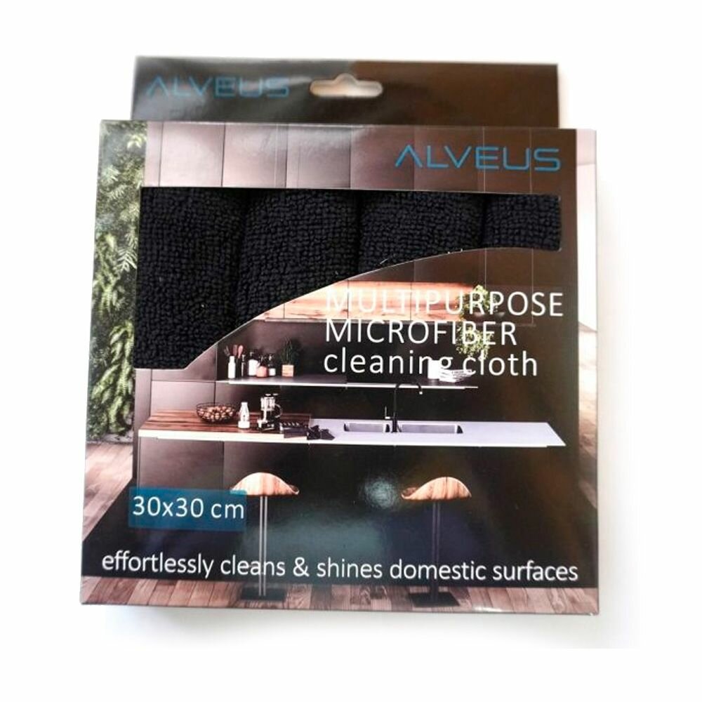Салфетки из микрофибры 30 30 см  4 штуки ALVEUS 1131403