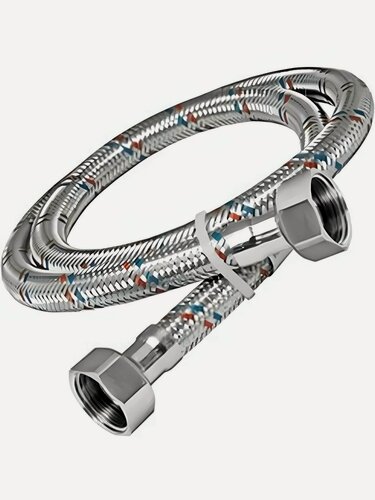 Изображение товара Гибкая подводка для воды в оплетке 1/2"вн/вн-60см'TIM' C26-6