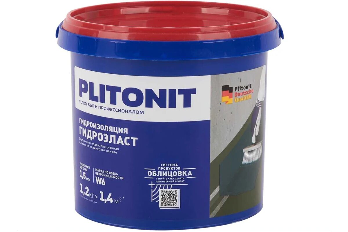 PLITONIT ГидроЭласт -12 эластичная гидроизоляционная мастика Н007018