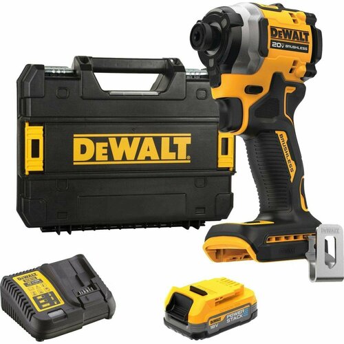 Дрель-шуруповерт аккумуляторная DeWALT DCF 850 E1T ударный бесщеточный 76291₽