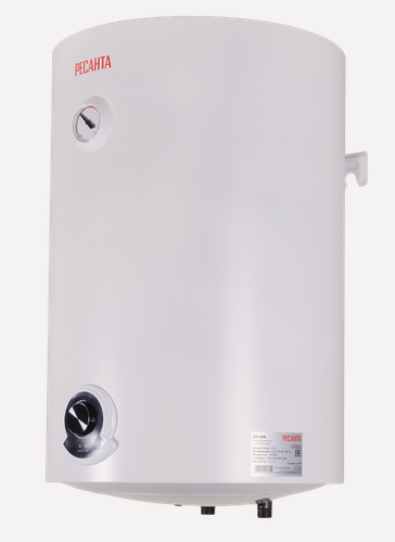 Изображение товара Водонагреватель накопительный 50 литров, Ресанта ВН-50K, 50 л, 1,5 кВт, до 75°C