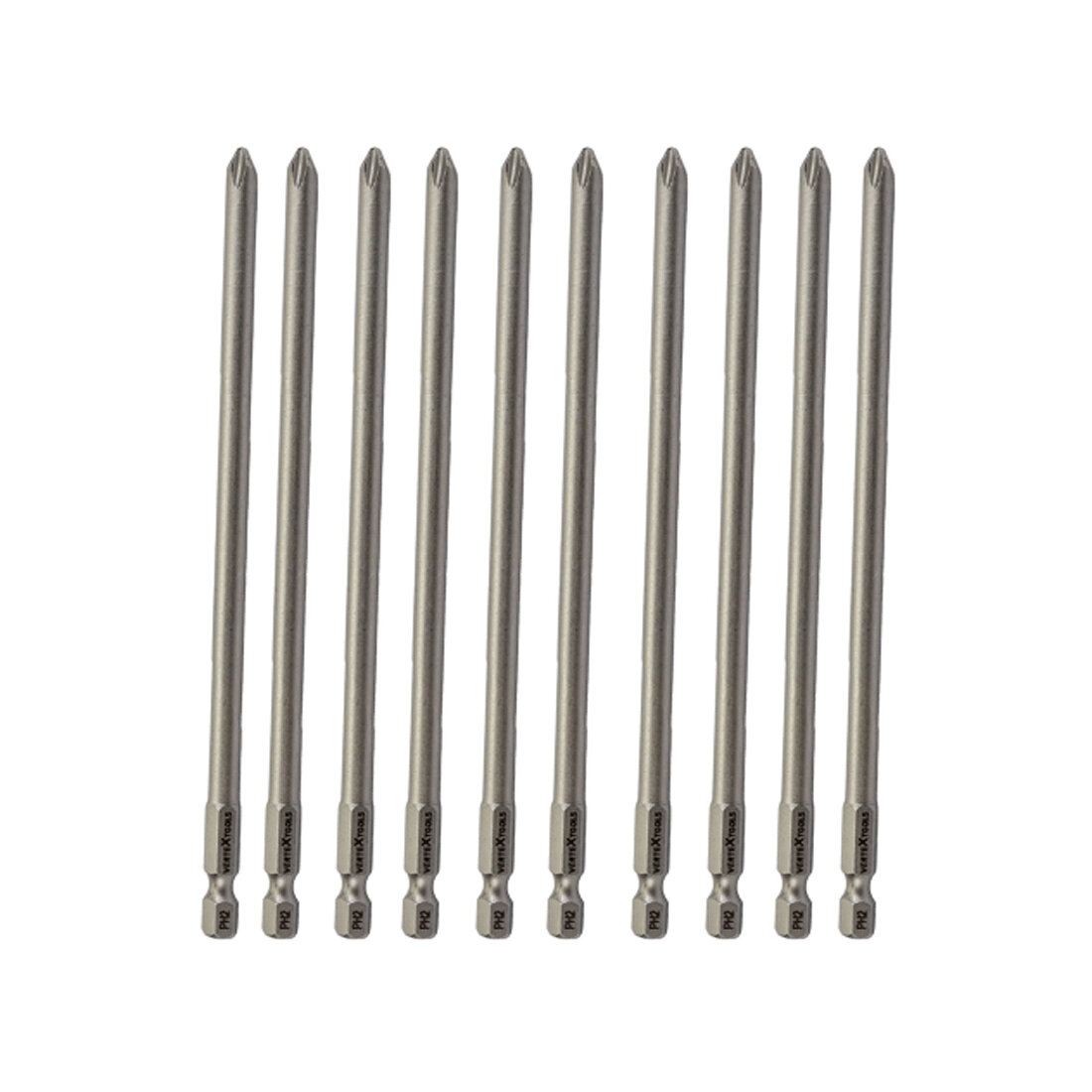 Бита для шуруповерта VertexTools PH 2X150 мм 10шт.