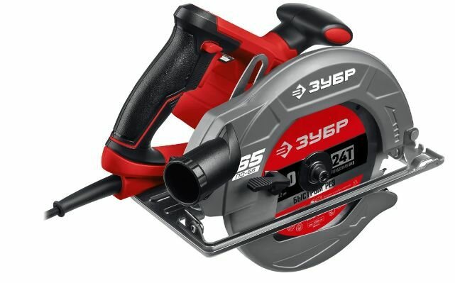 Пила дисковая ЗУБР диск 190мм, 1600Вт ПД-65 — фото 1