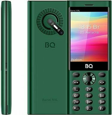 Мобильный телефон BQ 3598 Barrel XXL Green/Black
