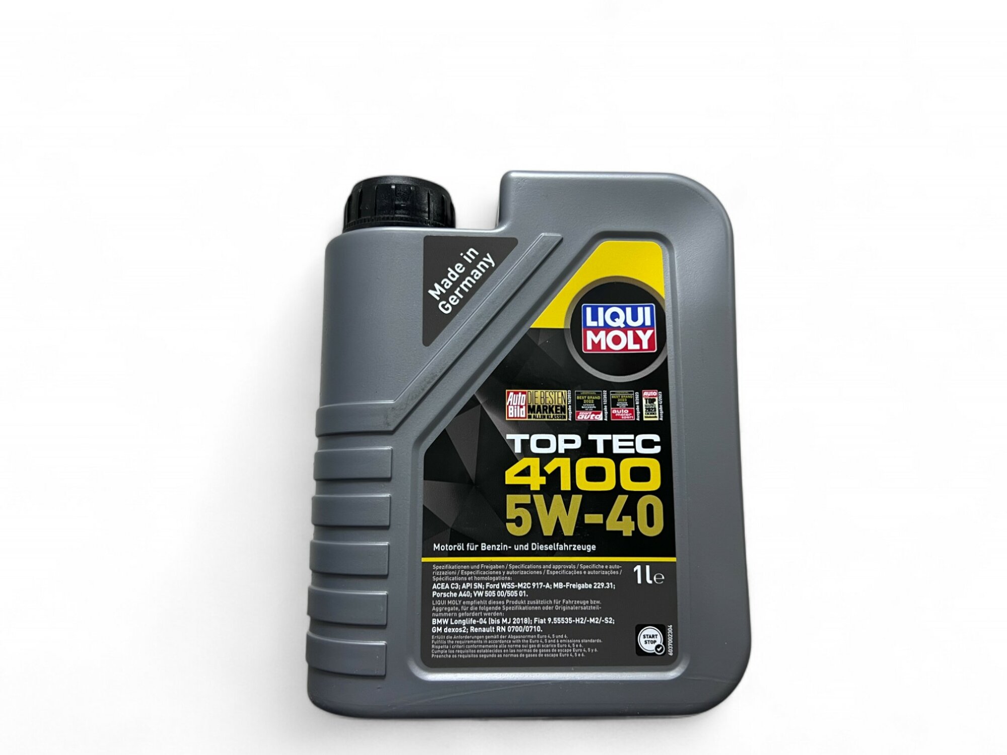 Масло моторное liqui moly TOP TEC 4100 5W40 1L — фото 1
