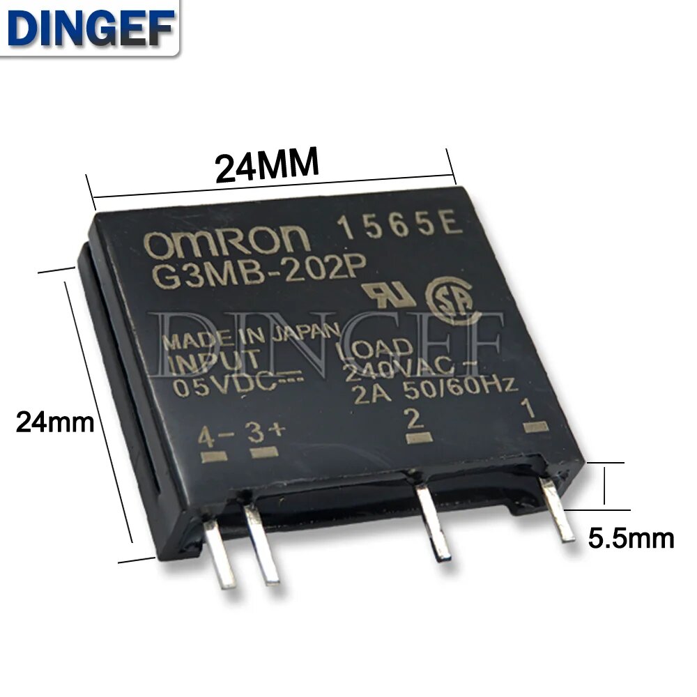 Модуль твердотельного реле DNIGEF G3MB-202P 12В