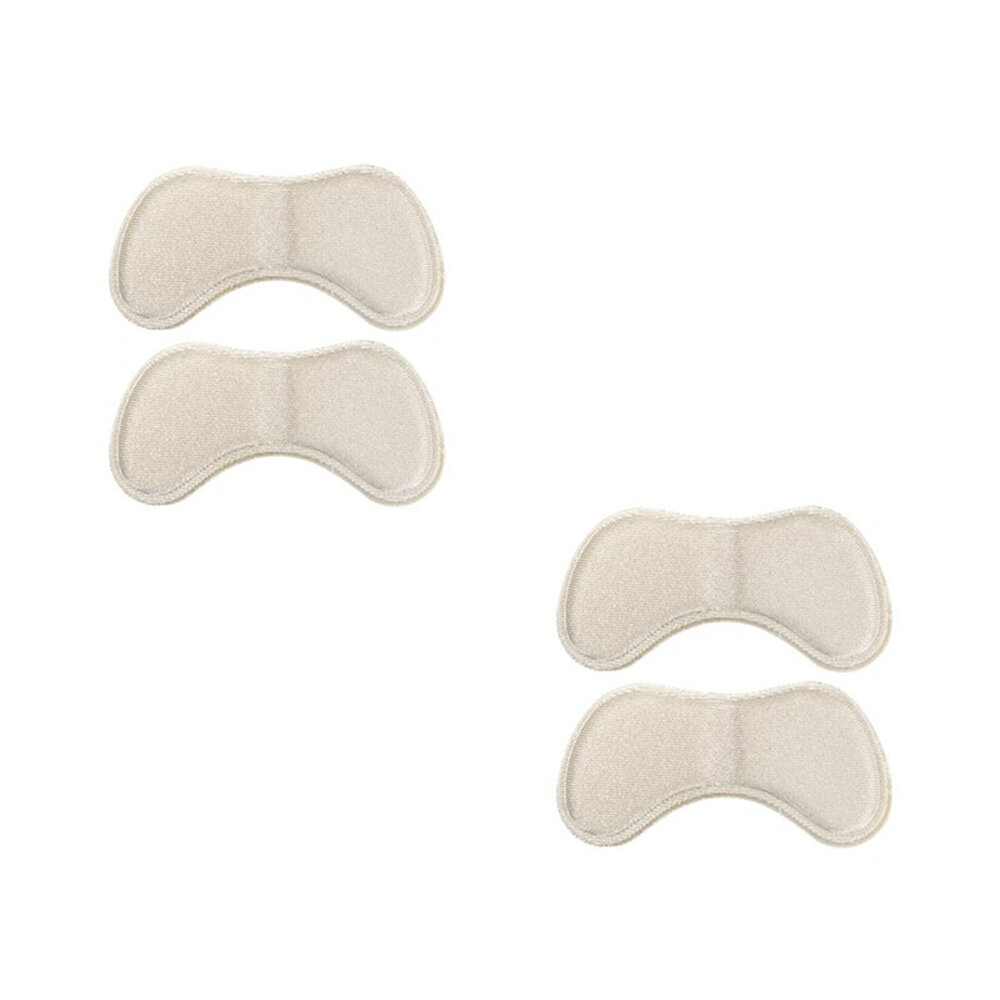 4шт Пяточные Захваты Pad Liner Подушка Бежевого Цвета Для Свободной Обуви Самоклеящийся Уход За Ногами