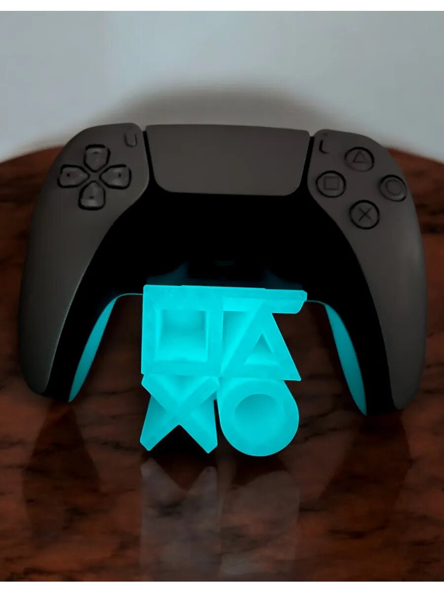 Подставка для геймпада (светящаяся2) PS5 playstation 3D уникальная — фото 1