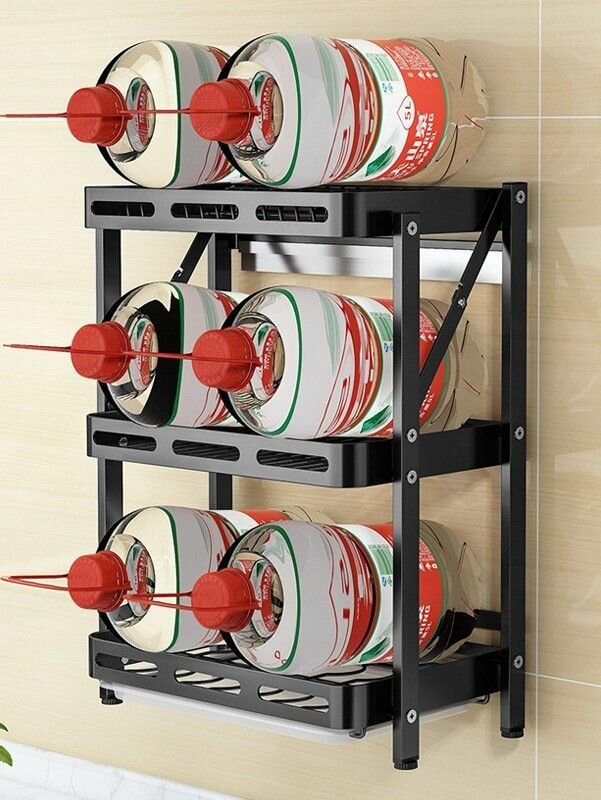 Сушилки Для Посуды Xiaomi Подставка для сушки с капельным лотком, современный набор для сушки посуды, сушилка для кухни, без сверления, без повреждений, для стен