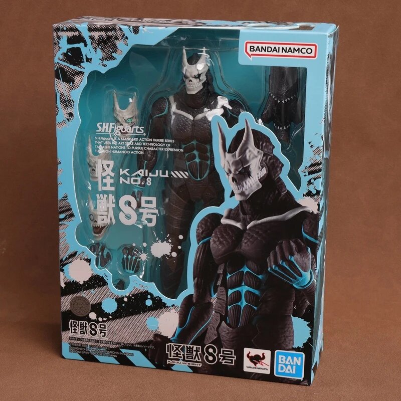 Bandai натуральная S.H.Figuarts KAIJU NO.8 аниме фигурка Коллекционные суставы подвижная готовая модель игрушка орнамент подарок детям, With original box, 19cm, Унисекс