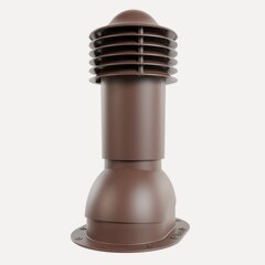 Изображение товара Вентвыход Viotto для мягкой (готовой) кровли утепленный 110/550 мм, коричневый RAL 8017