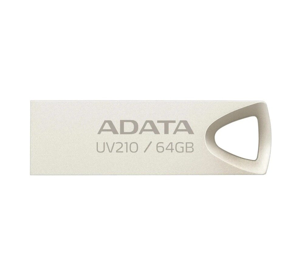 Флешка-накопитель USB A-Data UV210 64ГБ USB2.0 серебристый