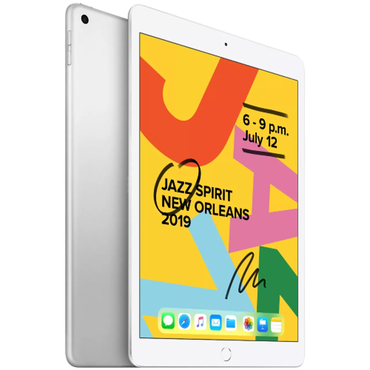 Apple iPad 7 2019, Wi-Fi, 32 гб, Silver, 10.2" Ростест, A2197