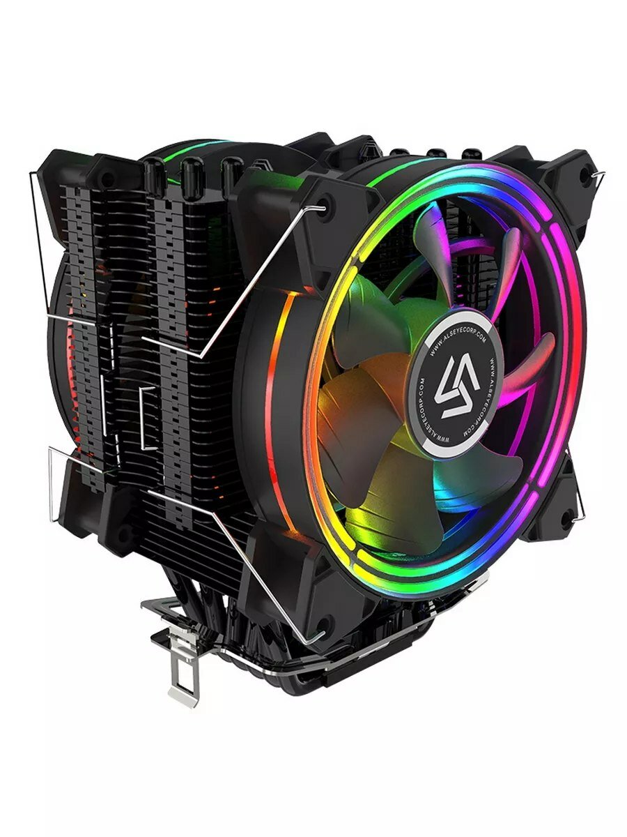 H120D Universal, TDP 200W, Heat Pipe: O6mm?6pcs, 800~2000RPM, 11.6-35.3dB(A), RGB, RTL {18} — фото 1